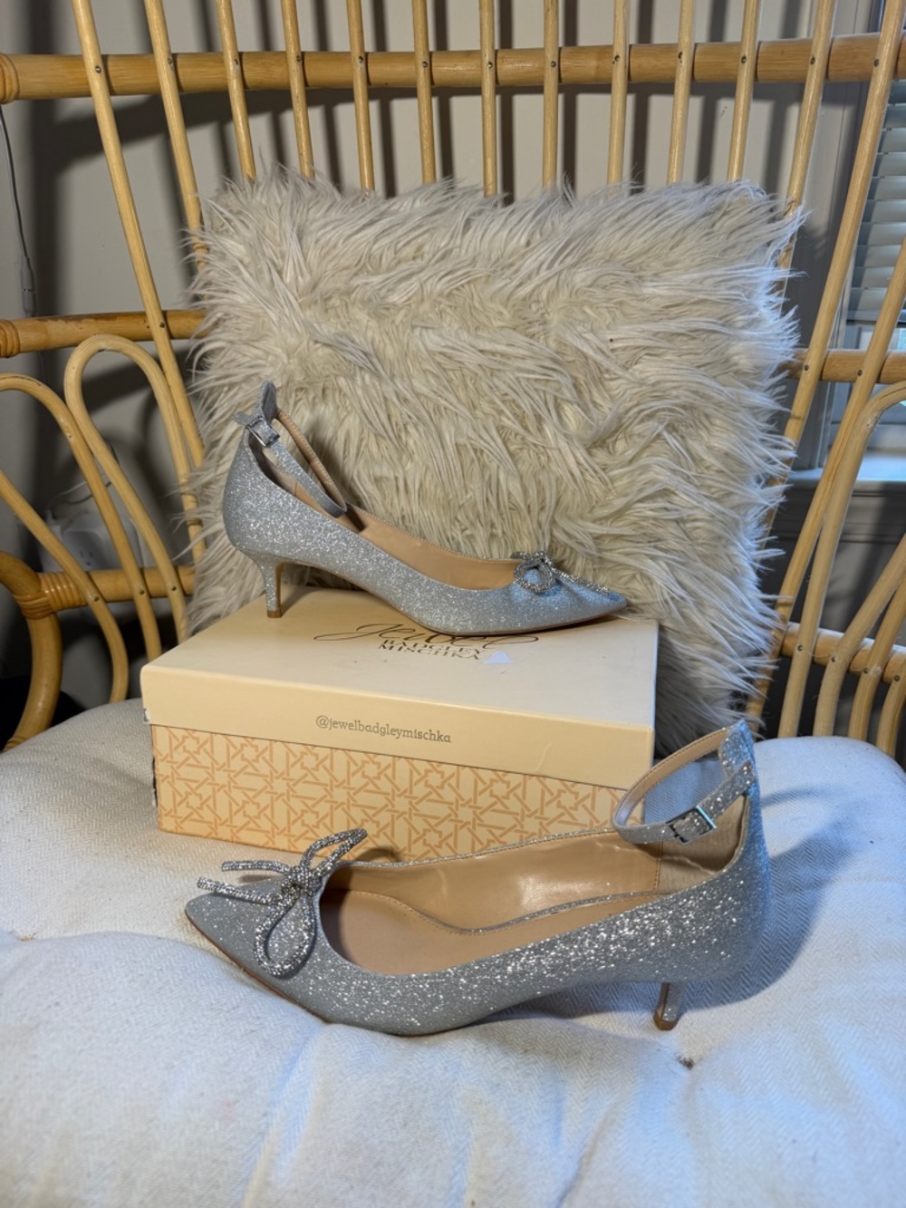 Jewel Badgley Mischka Gerry Stiletto Pump Size 9.5